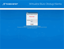 Tablet Screenshot of panel.akashanet.pl